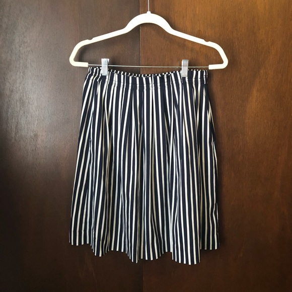 J. Crew Factory Vertical Striped Skirt - Picture 2 of 5